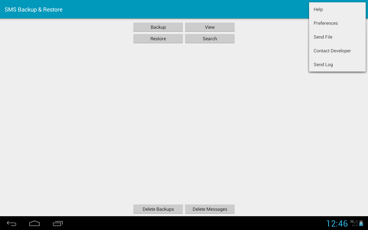 SMS Backup & Restore - screenshot