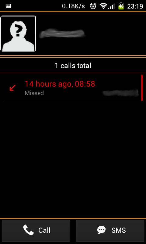Black exDialer Screen 3