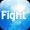 Sun safe. Fight cancer logo