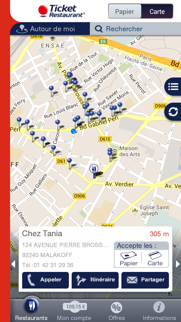 Ticket Restaurant® France Screen 3
