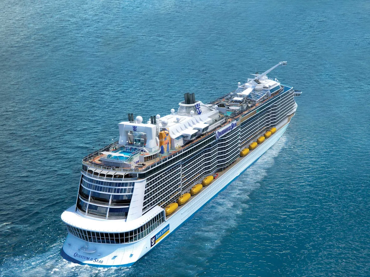 Quantum-of-the-Seas-aerial - Quantum of the Seas sails itineraries in and around China and Southeast Asia.