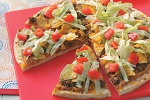 Easy Taco Pizza