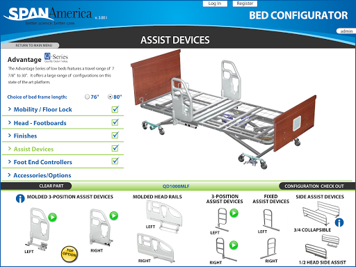 【免費醫療App】Span Bed Configurator-APP點子