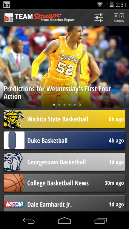 Team Stream by Bleacher Report - Android Apps on Google Play