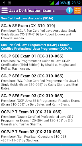 Java Certification Exams