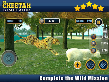 Angry Cheetah Wild Attack Sim poster 5