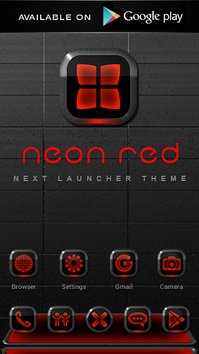 免費下載娛樂APP|Poweramp skin Neon Red app開箱文|APP開箱王