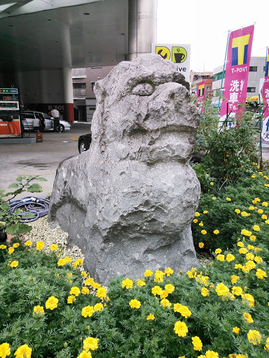 獅子石像