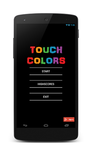 Touch Colors Game