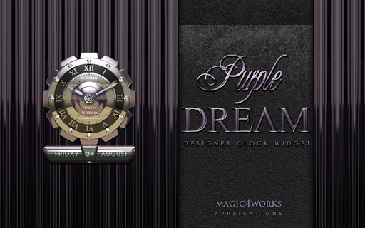 免費下載個人化APP|Purple Dream Clock Widget app開箱文|APP開箱王