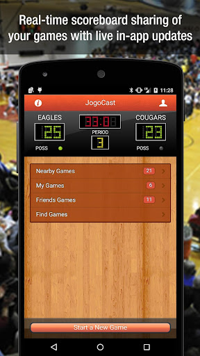 JogoCast Basketball Scoreboard