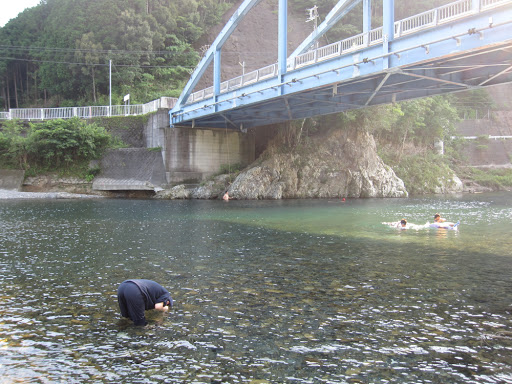 古座川 小川 妙見橋水泳場