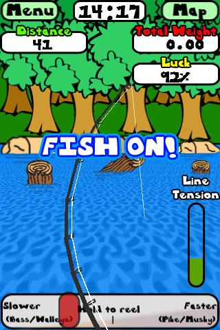 Android application Doodle Fishing screenshort
