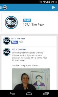 How to get 107.1 The Peak Varies with device apk for android