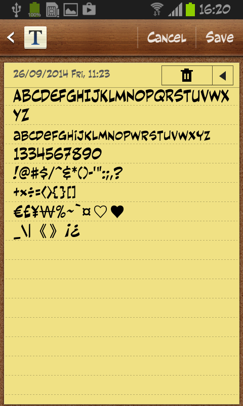 Mad Scientist FlipFont Screen 3