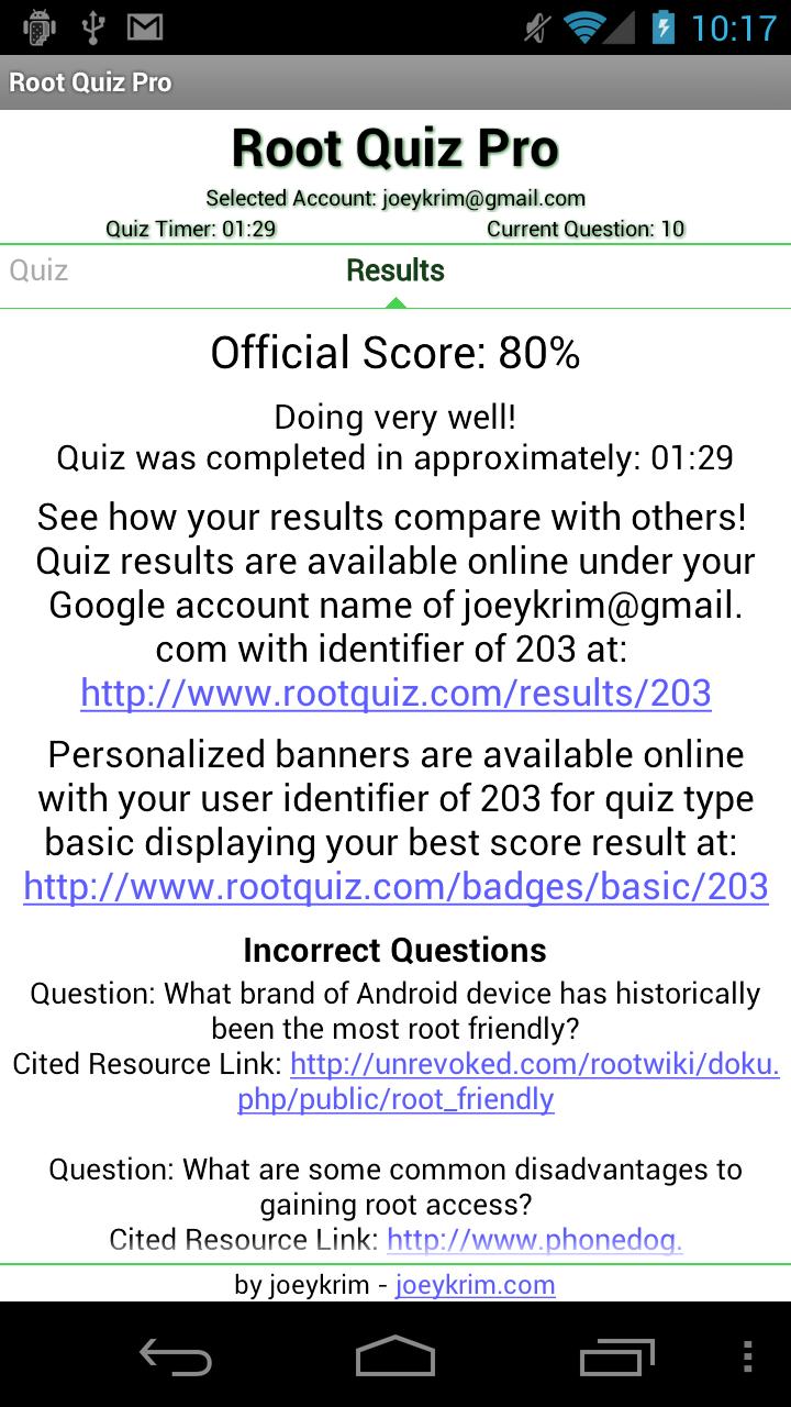 Root Quiz Pro Screen 3