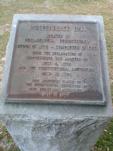 Pass Christian Independace Hall Pillar