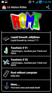 Free Download Motion ROMs APK