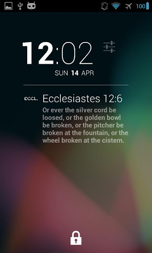 DashClock Bible Ecclesiastes