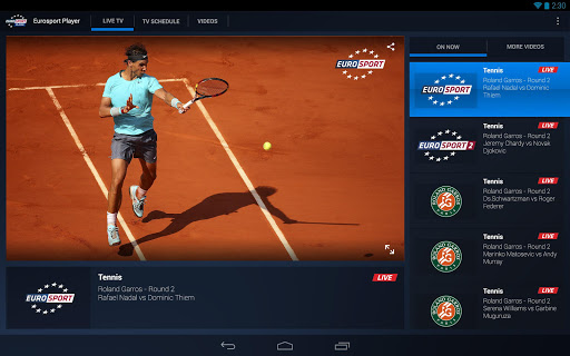 【免費媒體與影片App】Eurosport Player-APP點子