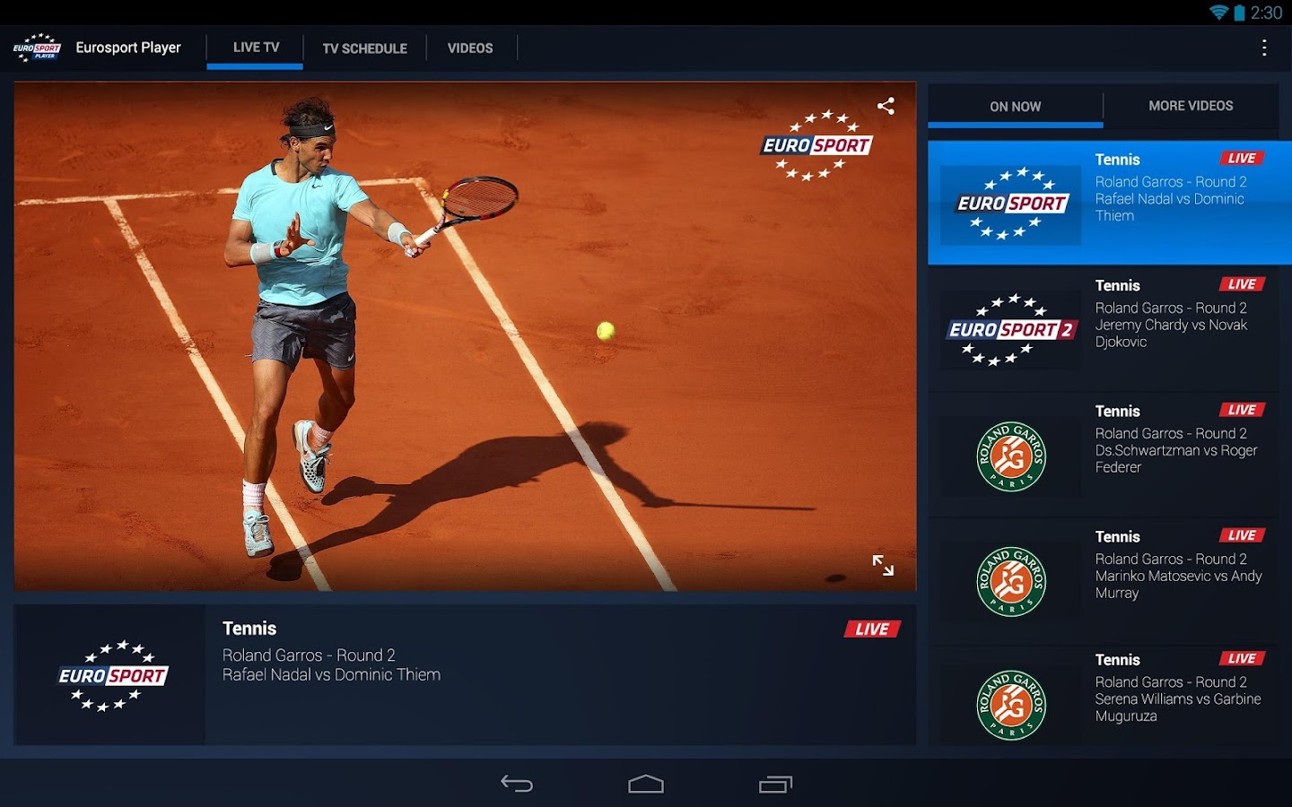 My games player. Евроспорт плеер. Приложение Евроспорт. Eurosport Player игра. Евроспорт плейер приложение.