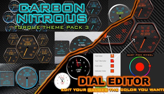 Android application Torque Themes and Editor (OBD) screenshot