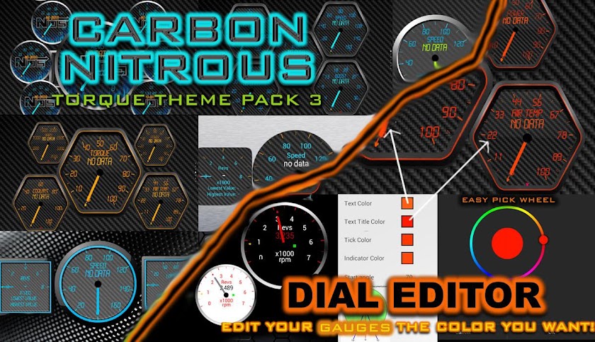 Torque Themes and Editor (OBD) Screen 1