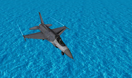 Fly Airplane F18 Fighters 3D poster 3