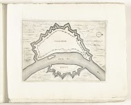 Plattegrond van Keulen, ca. 1702
