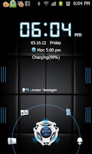 AlienWare Go Locker theme - screenshot thumbnail