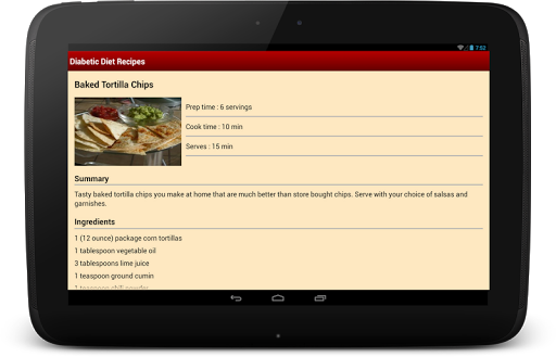 【免費健康App】Diabetic Diet Recipes-APP點子