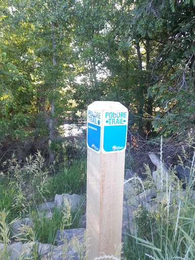 Poudre Trail Marker