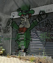 Graffiti Duende Verde