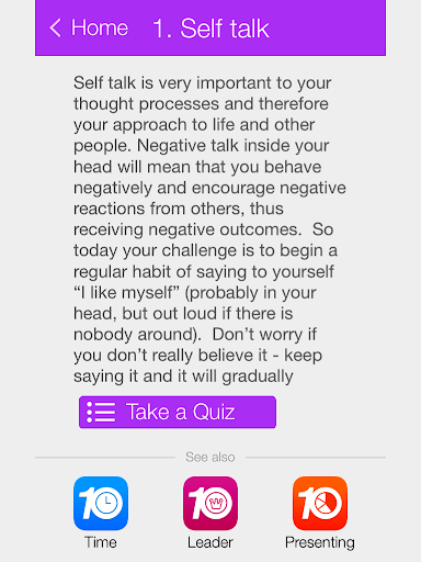 【免費商業App】10 Day Assertiveness-APP點子