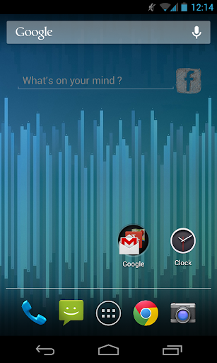 Facebook Status Update Widget