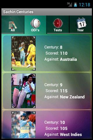 【免費運動App】Sachin Tendulkar 100 Centuries-APP點子