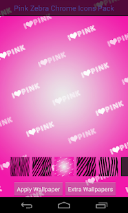 How to get Pink Zebra Chrome Icons Pack patch 1.0.1 apk for android