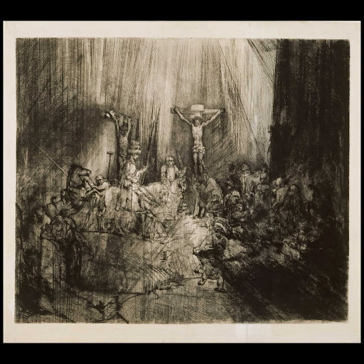 Christ Crucified between the Two Thieves (The Three Crosses