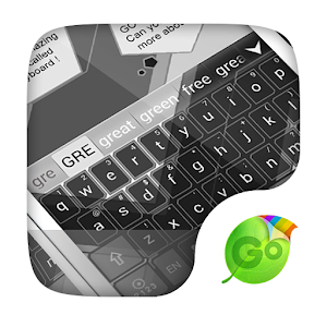 Grey GO Keyboard Theme 1.65.18.57