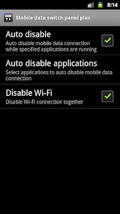 Mobile data switch panel plus Screenshots 4