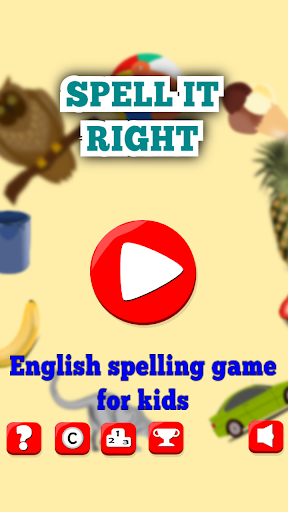 Spell It Right : Word Game
