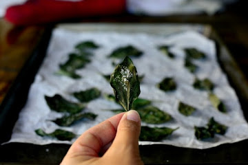 Baked Basil Chips
