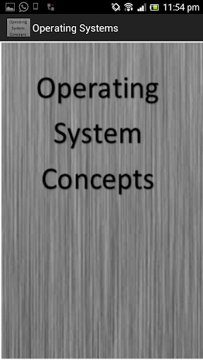 Operating Systems Concepts