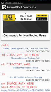 Android Shell Commands