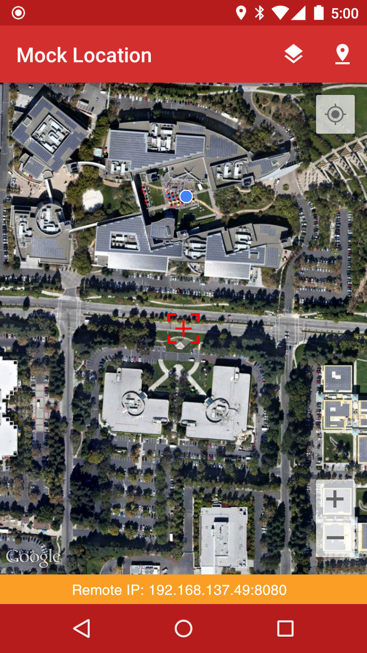 Mock Location Screen 2