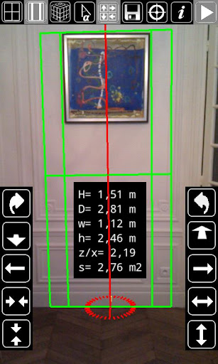 Measure in 3D - Plumb-bob