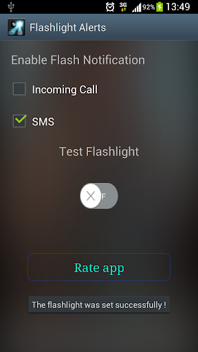 【免費個人化App】Flash Alert In Call , SMS-APP點子