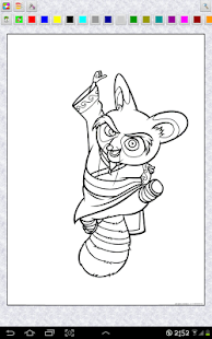 Kung Fu Panda Coloring Book