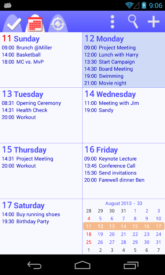 To-Do Calendar Planner- screenshot