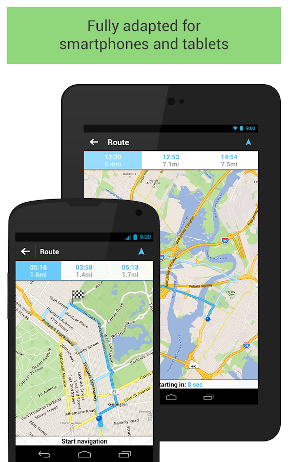 GPS Navigation & Maps +offline - screenshot